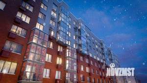 2-к квартира, строящийся дом, 58м2, 14/17 этаж