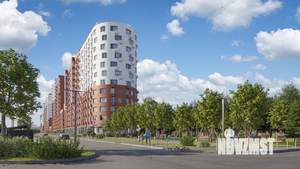 2-к квартира, строящийся дом, 58м2, 14/17 этаж